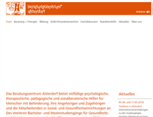 Tablet Screenshot of beratungszentrum-alsterdorf.de